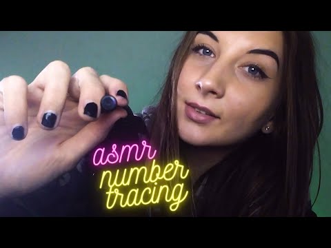 ASMR| TRACING NUMBERS *SUPER RELAXING*