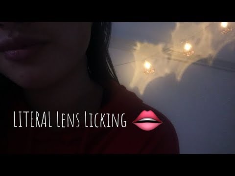 Asmr- This Visual Trigger Will Keep You Tingling For Days  (Lens Licking😛)