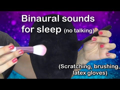 ASMR . Binaural sounds for Relaxation . Scalp massage for sleep . Brushing  . Scratching