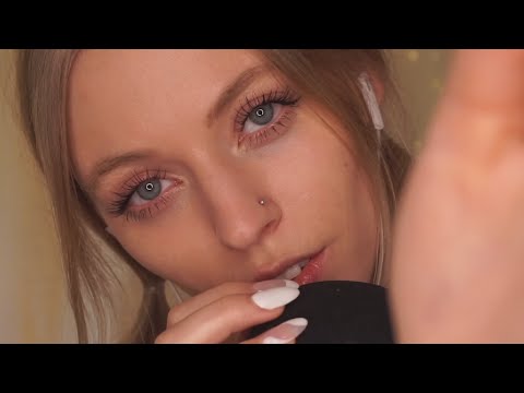ASMR Simple, calm and pure mic scratching with breathing, tongue clicks and subtle visuals | Yeti