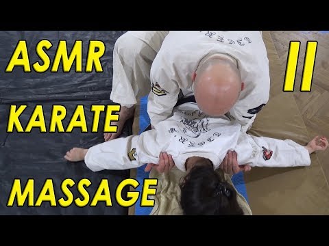 ASMR Karate Massage | Crinkling and Rustling Uniform Strong Sounds