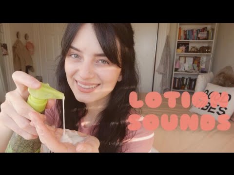 ASMR|Lotion Sounds, Tapping, and Whispers