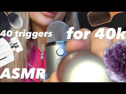 ASMR 40 triggers for 40,000 subscribers