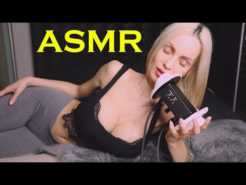 ASMR In my Bed - very close Whispering Ear to Ear 3 DIO to relax and fall asleep - english