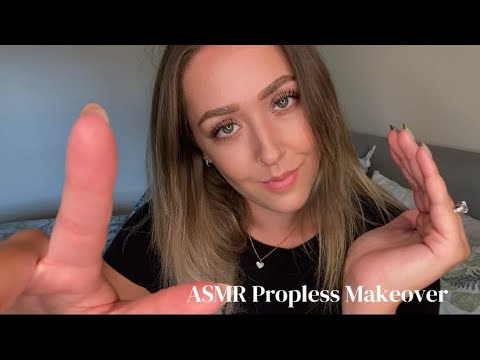ASMR Propless Makeup/Makeover Roleplay (Visual & Audible Triggers)