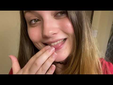 asmr ☆ trying lens licking/more so spit painting :)