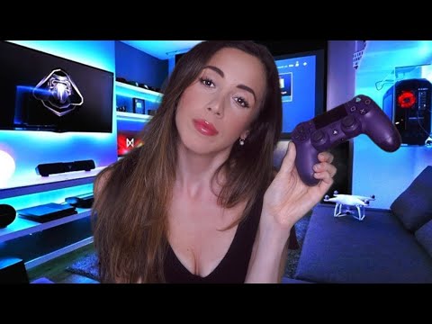 ASMR Girlfriend Is MAD at You 😡🌋 soft spoken, controller sounds, tapping...