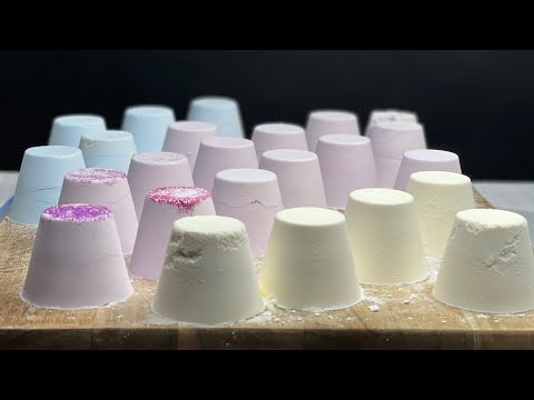 Baking Soda [ASMR] | Satisfying Crunch & Soft Crushing | Relaxing Sounds | Pastel Colors