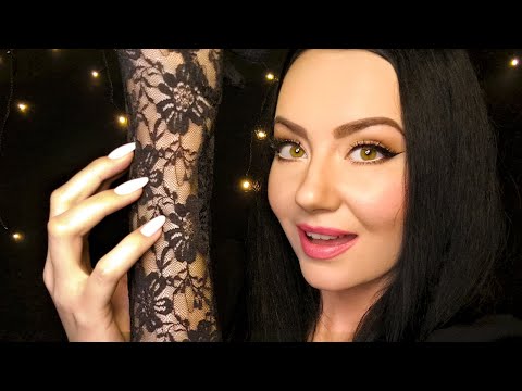 ASMR~Lace and Skin Scratching with Long Nails~No talking for Best Relax