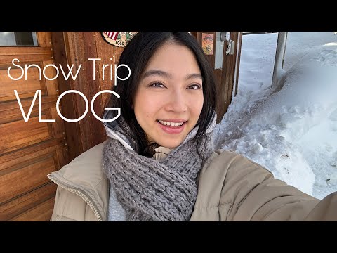 A TRIP TO THE SNOW: cabin living w/ friends & doggy ⛄️🐕