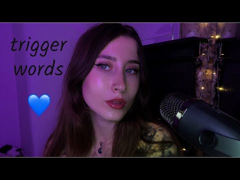ASMR Repeating Trigger Words w/ Inaudible Whispers, Hand Movements & Personal Attention