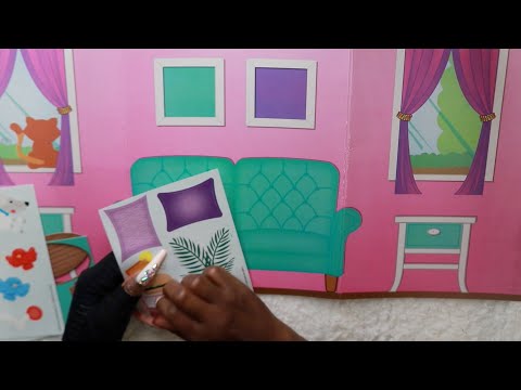 Doll House Sticker Activity Kit ASMR Tracing Triggers