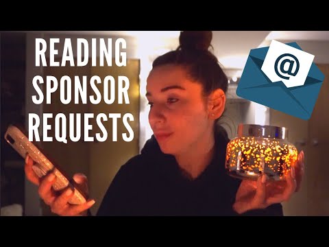 ASMR Reading My PR Pitch Emails (By Candle Light)