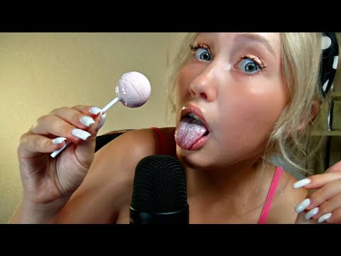 АСМР   ЛИКИНГ ЧУПА-ЧУПСА 👅💦🍭 |  ASMR LOLLIPOP LICKING / Chupa Chups