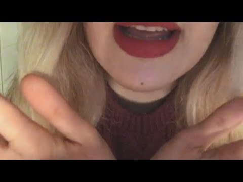 ASMR | Close Up Whisper - Trigger Words w/ Hand Movements