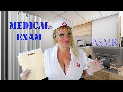 asmr nurse medical exam