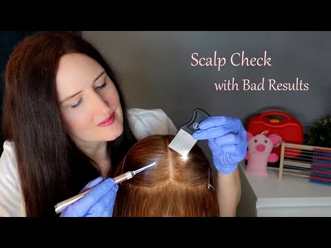 ASMR Scalp Check by School Nurse with Bad Results (Whispered)