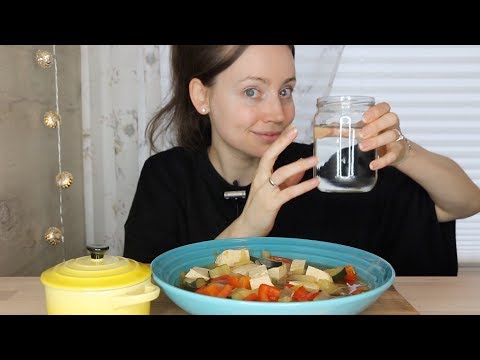 ASMR Whisper Eating Sounds | Korean Inspired Comfort Stew | Mukbang 먹방