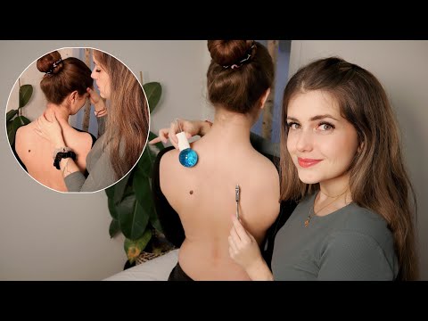 ASMR Physical Check up [Real Person] Physiotherapeutische Untersuchung | Back Exam Deutsch german