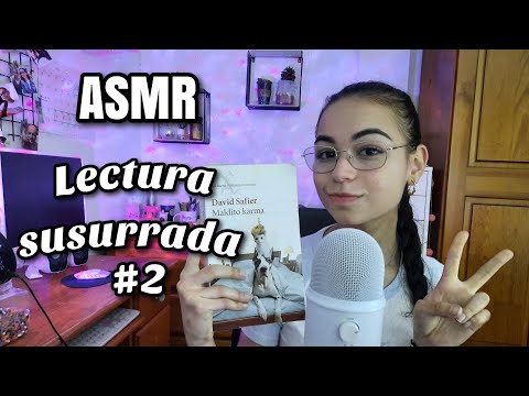 ASMR LECTURA SUSURRADA! #2📚Libro Maldito Karma | ASMR en español | ASMR para dormir | Pandasmr