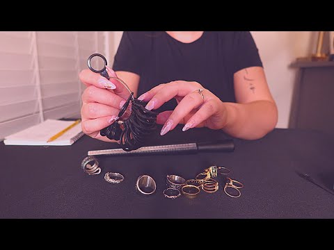 ASMR Taking Your Jewelry Measurements 💍 soft-spoken 💍 personal attention + pencil writing