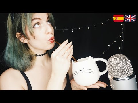 ASMR Tea triggers to make you sleepy ¦ Bubbling ¦ Tapping ¦ Blowing