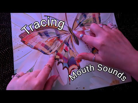 NEW SUPER Tingly Tracing Video with a VERY Tingly Angle and SOUND