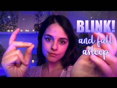 ASMR BLINK and Fall Asleep ✨ Visual Triggers - Hypnotic Hand Movements