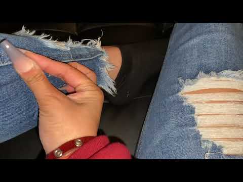ASMR Jean Scratching, Mouth Sounds, and Camera Tapping