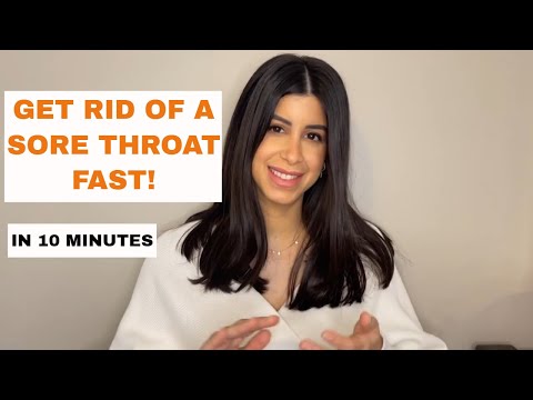 Get Rid of a Sore Throat Fast By Watching This - Energy Boost