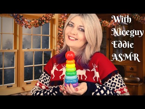ASMR Santa's Workshop - With Niceguy Eddie ASMR (Wooden Toy Sounds, Cosy Crackling Fire Sounds)