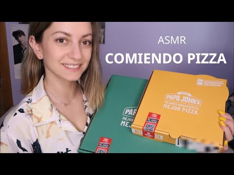 ASMR Comiendo Pizza! 🍕🍕🍕 /EATING SOUNDS en Español