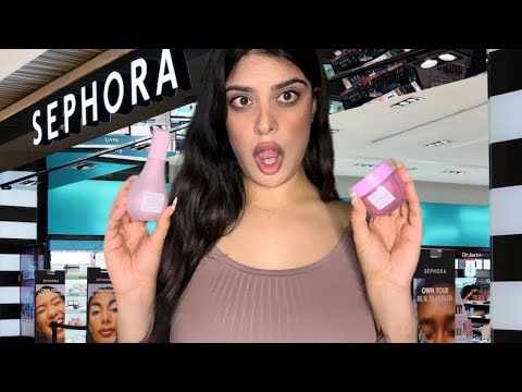 ASMR shopping with a 10 yr old SEPHORA KID 💸 roleplay