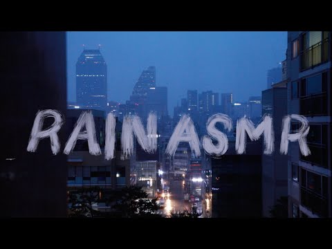 RAIN ASMR SOUNDS with Visuals to help you Study Sleep Relax 빗소리 해뜨는 영상 백색소음 들으면서 공부해요☔️