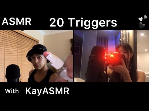 ASMR|20 Triggers With ​⁠@kayasmr1  ~asmr elle~