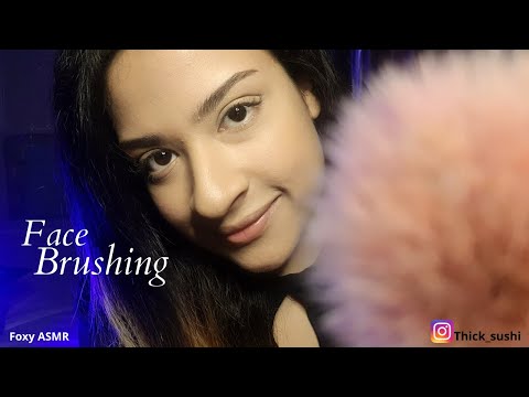 ASMR Pure Face Brushing With Layered Gentle Music | Close Up | No Talking