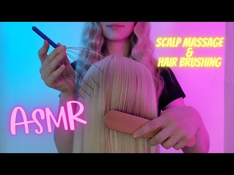 ASMR | Relaxing Scalp Massage & Hair Brushing (No Talking)