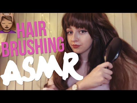 brushing out a tangled wig - ASMR