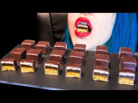 ASMR: Marzipan Cubes "Dominosteine" | German Christmas Candy 🍫 ~ Relaxing [No Talking|V] 😻