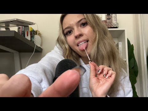 ASMR| Spit Painting You with A Spooly| Extra Wet Intense Mouth Sounds/Personal Attention
