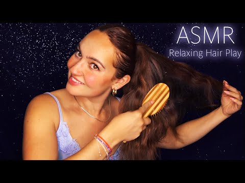 ASMR Self Pampering Hair Brushing & Scalp Massage, Tingle Storm of Hair Play & Scalp Sounds