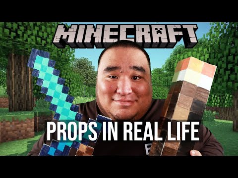ASMR | IN REAL LIFE - Minecraft Props