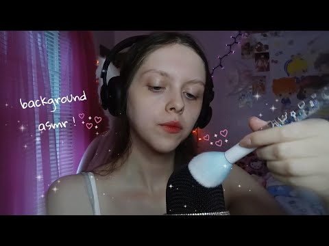 Background ASMR ♥ to help you study, sleep, game, and relax (no talking) gentle triggers ☁️