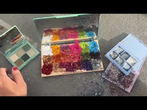 ASMR Eyeshadow destruction 🎨