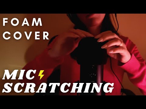 ASMR - FAST and AGGRESSIVE SCRATCHING MASSAGE | FOAM Mic Cover | INTENSE Sounds | Full NO TALKING