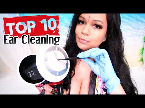 ASMR INTENSE EAR CLEANING 👂 TOP 10 Triggers [No Talking]