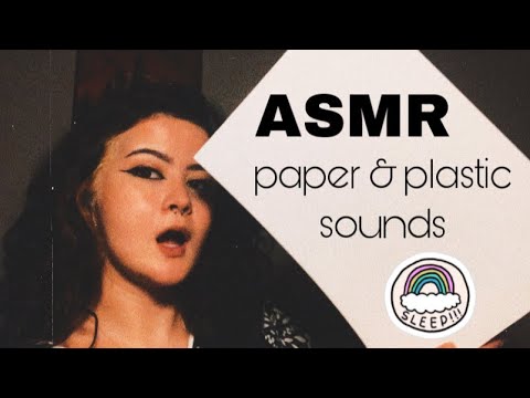 ASMR sons de plástico e papel!