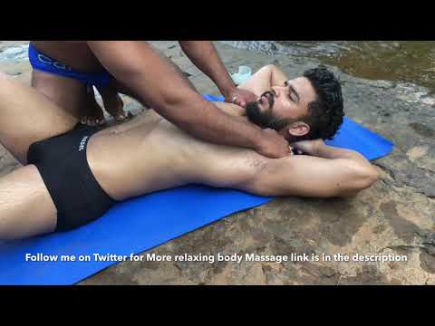 Relax with Indian Boys Body Massage Asmr At Rock | asmr yogi #asmr #relax
