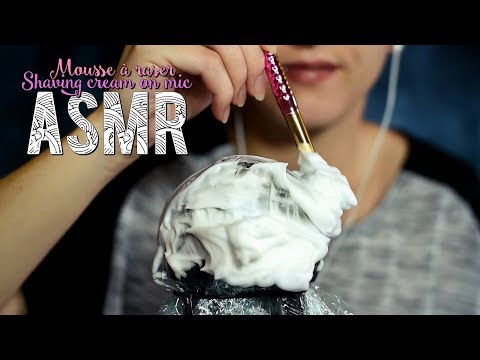 ASMR Français  ~ Mousse à raser / Shaving cream on mic