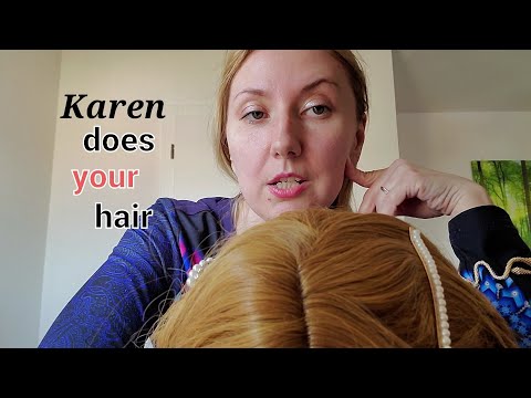 Karen does your hair for your wedding ASMR RP